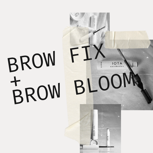 Brow fix + Brow bloom bundle (1 x brow gel, 1x brow serum)