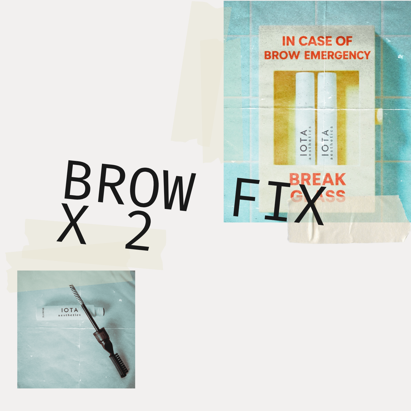 BROW FIX DUO // 2 x brow fix