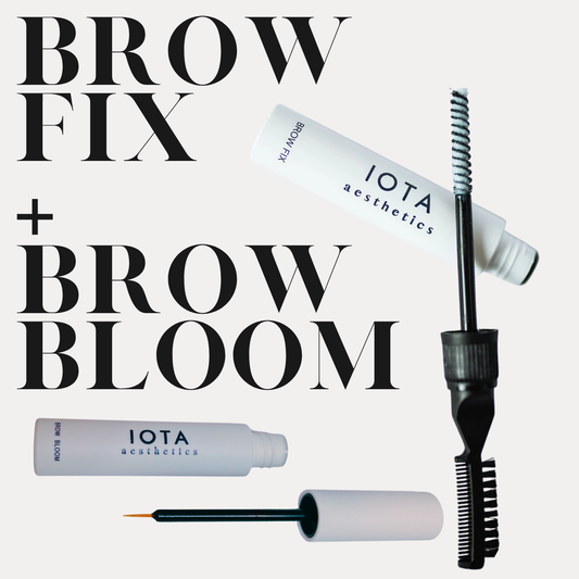 Brow fix + Brow bloom bundle (1 x brow gel, 1x brow serum)
